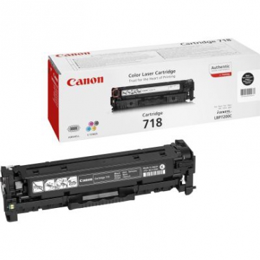 Canon CRG-718Bk Siyah Laser Toner Siyah